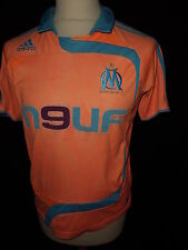 Maillot de football vintage OM Marseille Adidas Orange Taille 14 ans