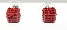 BOUCLES D'OREILLES CARRE AVEC