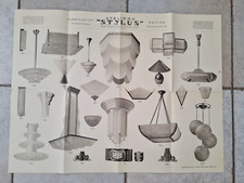 Brochure publicitaire Ateliers Stylus (lustre-glace-plafonnier-applique....)