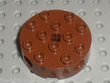 LEGO RedBrown round brick 6222
