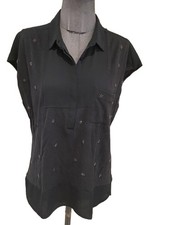 Très Beau Haut Blouse Coton Voile Noir The Kooples 36/38 Tbe