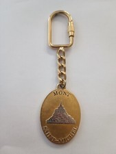 Porte-clés Doré MONT SAINT