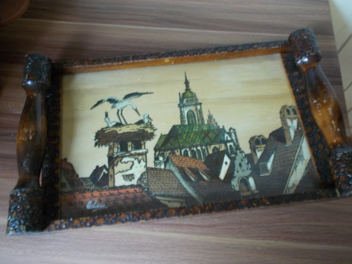 Ancien plateau dessus - ancien,