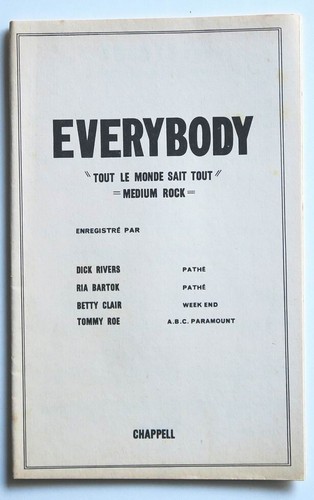 Partition vintage sheet - , music