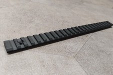 rail picatinny 20 mm tactical adapter 250mm fixation picatiny section 3d print