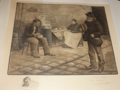 Rare lithographie originale - lithographie,