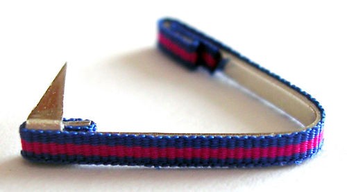 Barrette rappel ruban