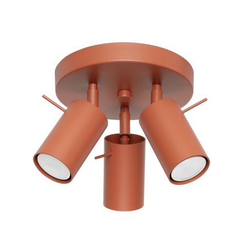 Plafonnier acier ocre - acier,