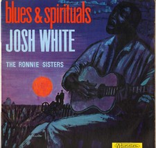 JOSH WHITE / THE DAVIS SISTERS "BLUES & SPIRITUALS" LP 1973 MUSIDISC 936