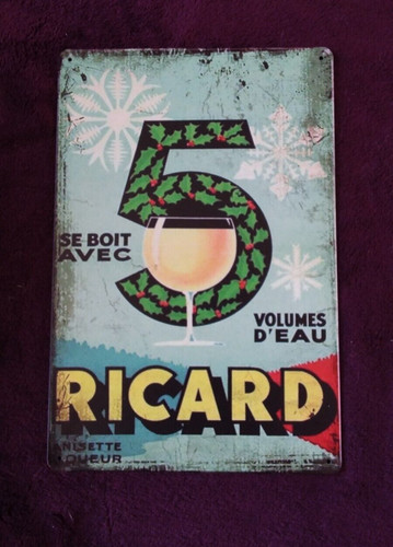 Plaque décorative ricard - ricard, en