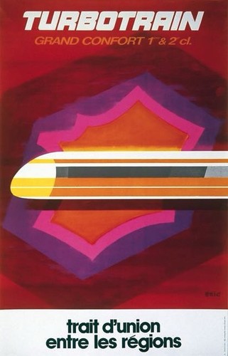 Affiche poster train - affiche,