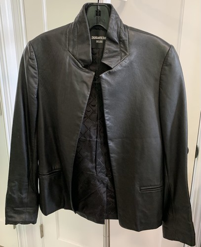 Zadig voltaire leather jacket - leather,