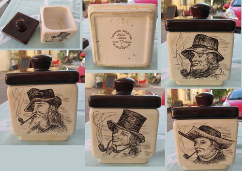 Ancien pot tabac - pot,