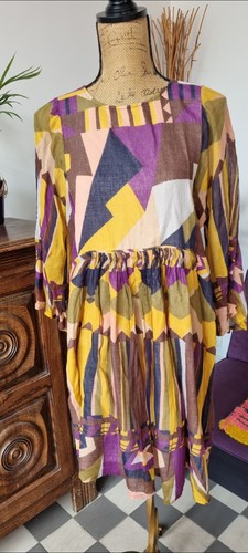 Robe coton doublée - en,