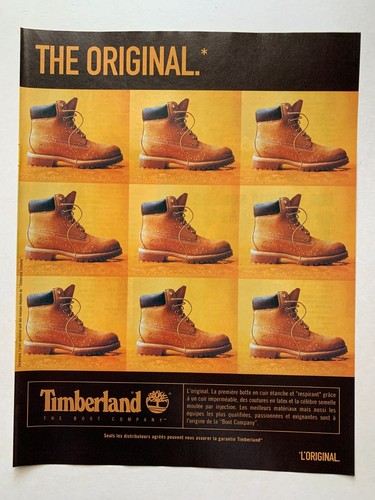 Publicite 1997 timberland - publicite,