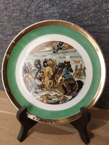 Assiette gien napoléon eylau - napoléon,