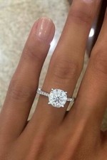 Bague solitaire de
