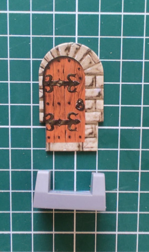 Heroquest porte fermée - porte, fermée/