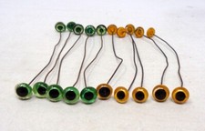 Lot 10 paires yeux en sulfure