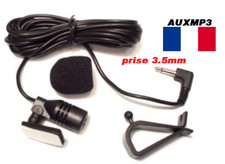 Micro bluetooth voiture pour autoradio et gps avec prise 3.5mm microphone 