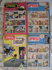 Lot de 4 Magazines SPIROU de 1960 sans les mini récits.