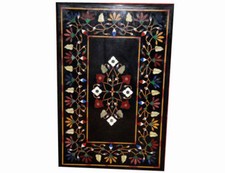 Plateau De Table En Marbre 36"