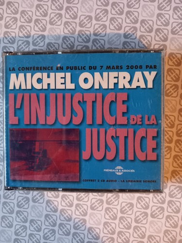 Michel onfray injustice de - l'injustice,