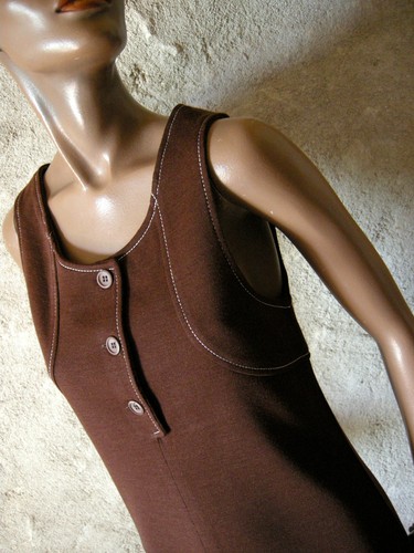 Chic vintage robe - robe, jersey