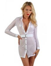 Robe Moulante Manches Longues
