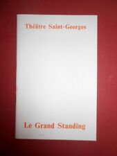 Théâtre Saint Georges Le grand Standing Neil Simon programme