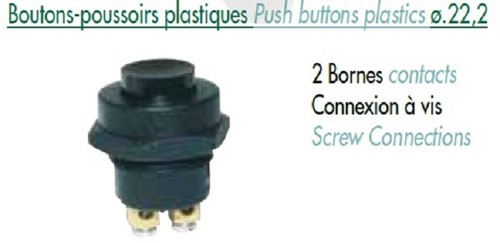 Interrupteur bouton poussoir - bouton,