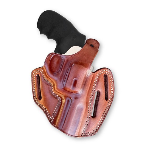 Leather pancake holster - leather,