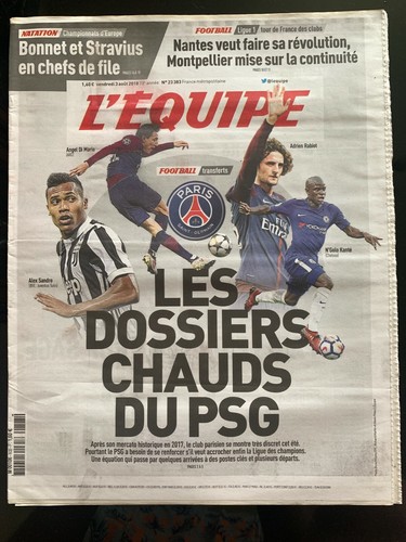 Equipe journal 08 - journal, 3/08/2018