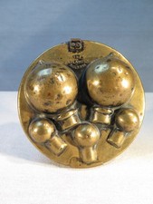 ANCIENNE BOITE A AMPOULES POUR VOITURE OU MOTO ATLANTIC BULB BOX CUIVRE