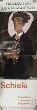 EXHIBITION EGON SCHIELE 2018 French Vertical 2SH Original Vintage Poster Rolled