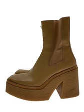 Zara Boots 36 Beg Leather