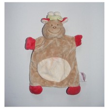 Doudou plat marionnette cerf