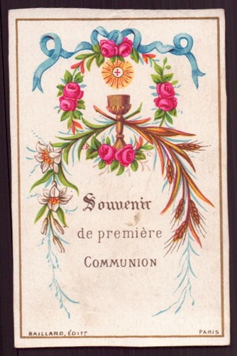 Image pieuse souvenir de - pieuse, "