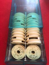 ANCIENNE BOÎTE DE 24 BOBINES DE FIL RACINE TORTUE SUPERCONTROL N°12 / 100 m