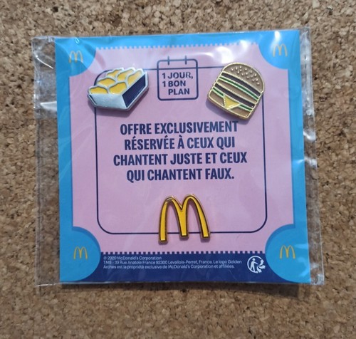Pin mcdonald - 3, pin's