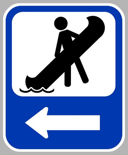 Zone mouillage canoe - de, kayak