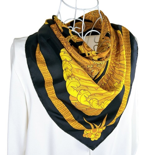 Foulard vintage soie hermes - soie,