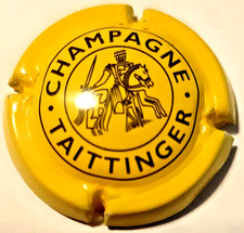 Capsule de champagne Taittinger Jaune et noir N° 82 ou 82a
