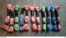 11 écheveaux DMC 20 broderie qualité spéciale coton couleur layette fil mercerie