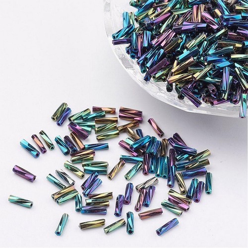 300 perles rocaille tube - perles,