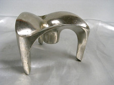 ?? BOUGEOIR TRIPODE MODULABLE BMF NAIL MÉTAL CHROME CHANDELIER NAGEL VINTAGE