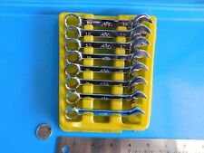 OCCASION, JEU DE CLÉS MIXTES TRONQUÉES MÉTRIQUES MAC TOOLS (8 PIÈCES) " MADE IN USA "