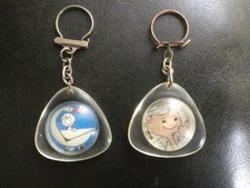 2 ANCIENS PORTE CLÉS JEU DE BILLES 1960 RARE