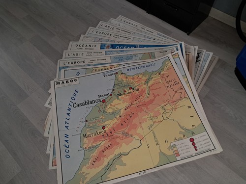 Anciennes cartes affiches - cartes,
