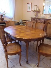 Table merisier style - en, de